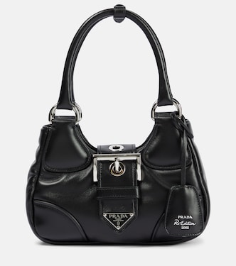 Schultertasche Moon Small aus Leder | Prada