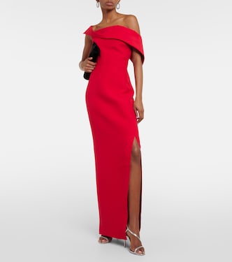 Asymmetric wool and silk gown | Roland Mouret