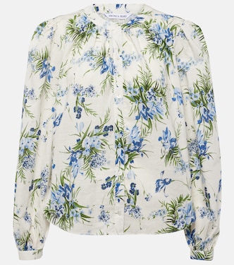 Camisa Ashlynn de algodón floral | Veronica Beard