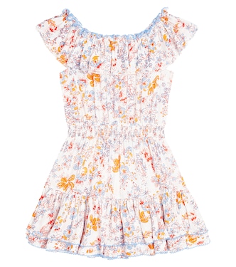 Abito Bekka con volant e stampa | Poupette St Barth Kids