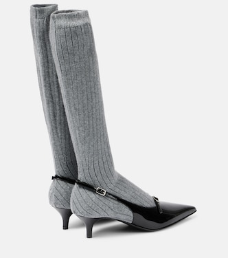 Botas calcetín con charol | Magda Butrym