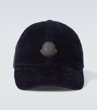 Logo cotton corduroy baseball cap | Moncler