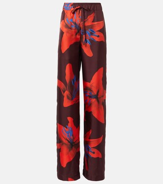 Weite Hose aus Seide | McQueen