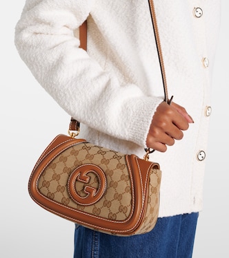 Borsa a spalla Blondie Mini in canvas GG | Gucci