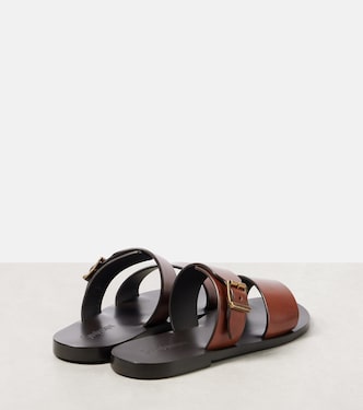IOS leather slides | Saint Laurent