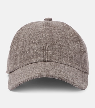 Cappello da baseball Caspian in seta | The Row