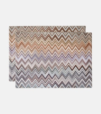 Andorra set of 2 cotton placemats | Missoni