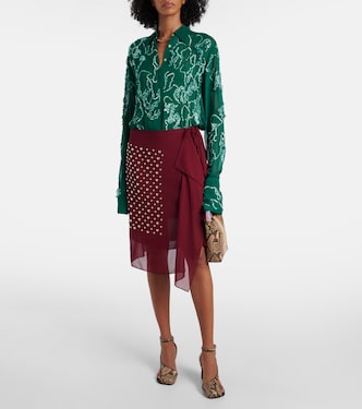 Camicia semitrasparente con paillettes | Dries Van Noten