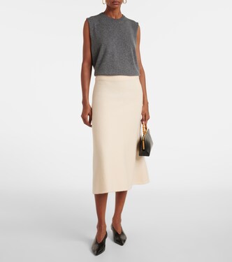 Midirock aus Wolle | Jil Sander