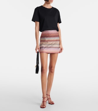 Mini-jupe en lamé | Missoni