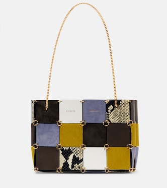Emma Small patchwork leather tote bag | Khaite