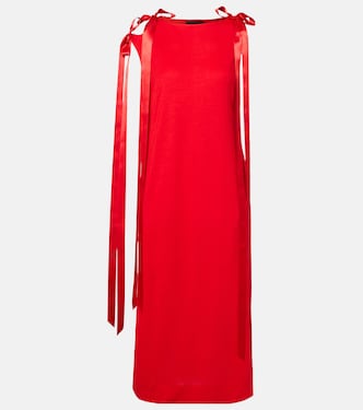 Abito midi in jersey con fiocco | Simone Rocha
