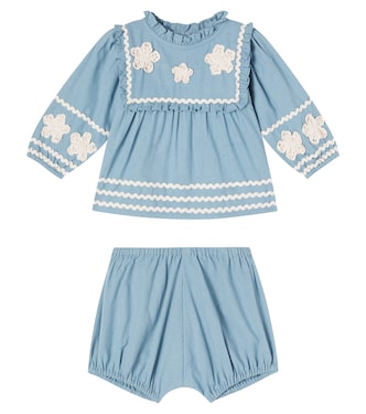 Baby Inga set of cotton top and shorts | Bebe Organic
