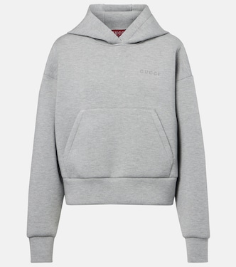 Logo jersey hoodie | Gucci