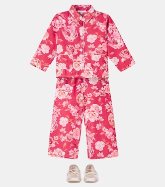 Floral chiffon pajamas | Patachou