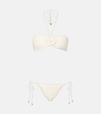 Awaken crochet cotton bikini | Zimmermann