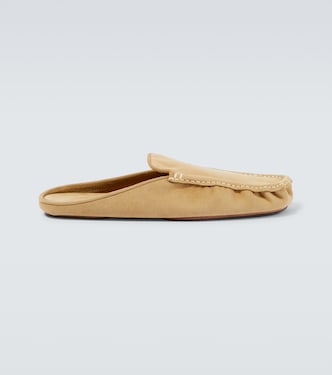 Slippers mocassino in suede | Auralee