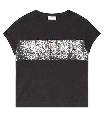 Camiseta en jersey de algodón | Brunello Cucinelli Kids