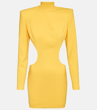 Cutout crêpe minidress | Mônot