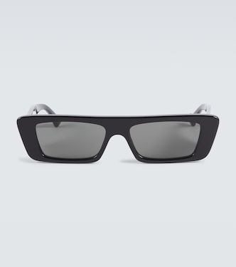 Occhiali da sole rettangolari con logo | Gucci