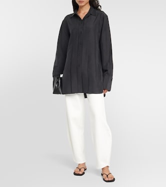 Oversized silk shirt | Toteme