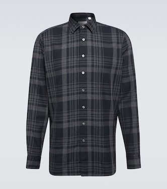 Camicia in cotone a quadri | Lardini