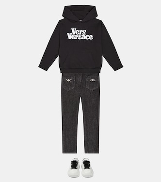 Sudadera con capucha de algodón | Versace Kids