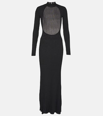 Palmira ribbed-knit maxi dress | Staud