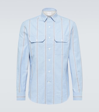 Chemise rayée en coton | Brunello Cucinelli