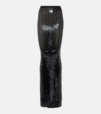 Lilies sequined maxi skirt | Rick Owens