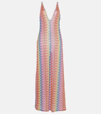 Maxikleid aus Häkelstrick | Missoni