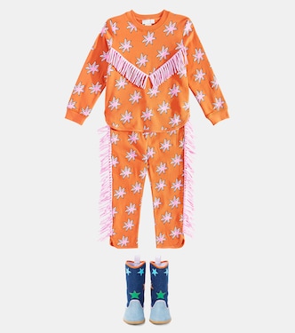 Stivali texani in denim e similpelle | Stella McCartney Kids