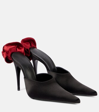 Mules in raso con applicazioni | Magda Butrym