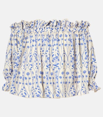 Blusa Urucu con scollo bardot | Agua by Agua Bendita
