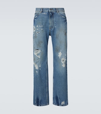 Distressed Wide-Leg Jeans | Dolce&Gabbana