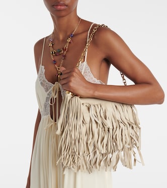 Schultertasche Chloé Foulard Small aus Leder | Chloé