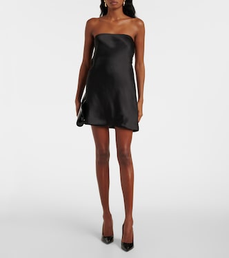 Crêpe satin minidress | Norma Kamali