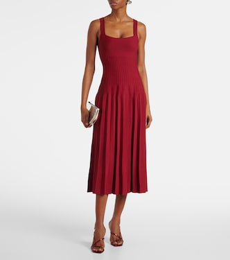 Abito lungo Beaton in velluto con chiffon | Staud