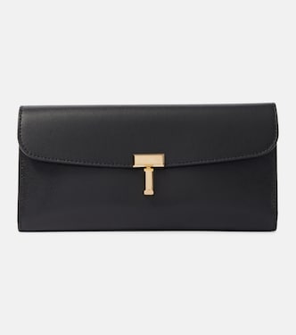 Portafoglio T-Lock in pelle | Toteme
