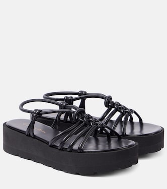 Hebe platform leather sandals | Gianvito Rossi