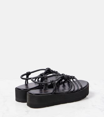 Hebe platform leather sandals | Gianvito Rossi