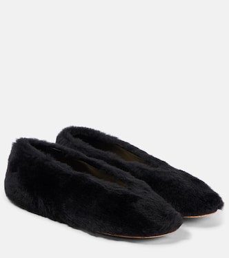 Luna shearling Mary Jane flats | Le Monde Béryl
