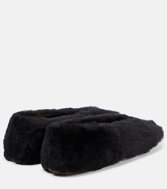 Luna shearling Mary Jane flats | Le Monde Béryl