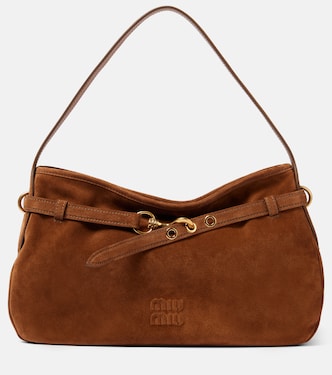 Borsa a spalla Aventure in suede | Miu Miu