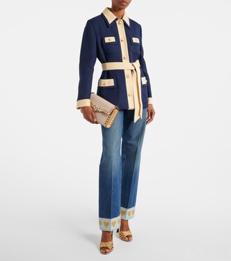 Jeans regular a vita media con decorazioni | Valentino