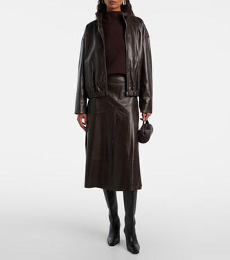 Leather jacket | Yves Salomon