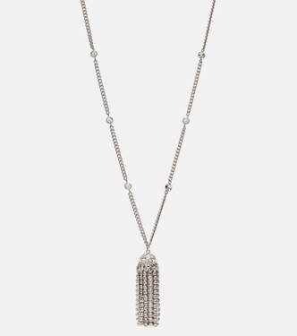 Crystal-embellished pendant necklace | Rabanne