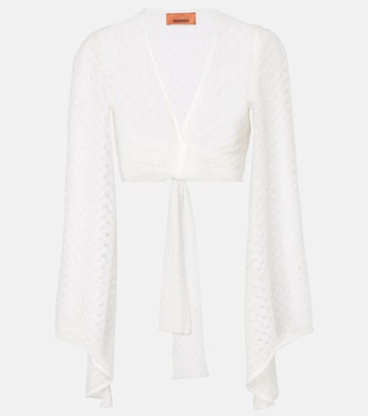 Lamé crop top | Missoni