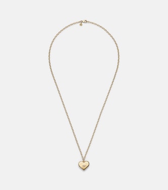 Wallpaper Heart 14kt gold pendant necklace with diamonds | Sydney Evan