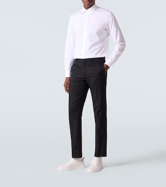 Logo leather sneakers | Givenchy